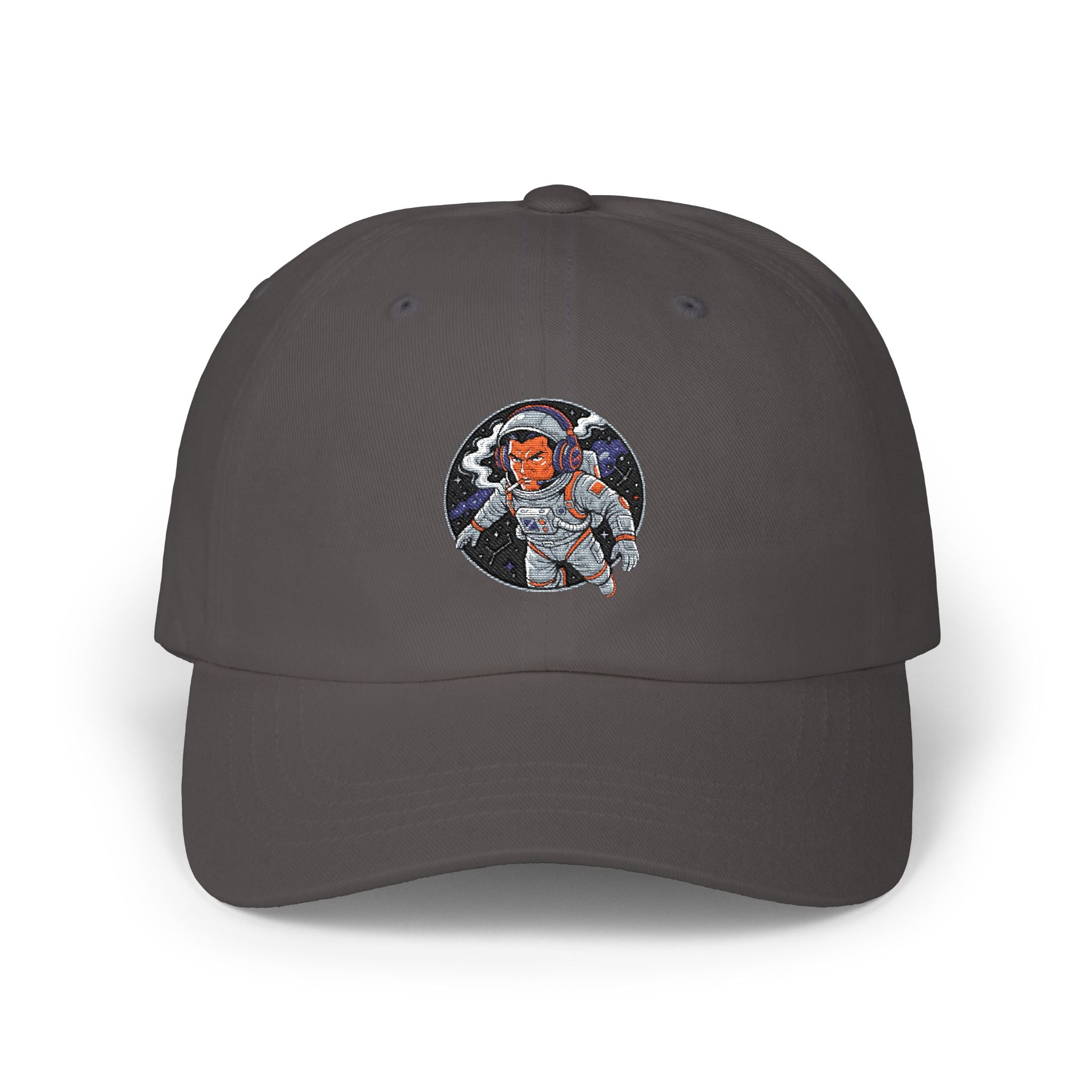 "Cosmic Retro: Vintage Patch Astronaut Gaming Cap"
