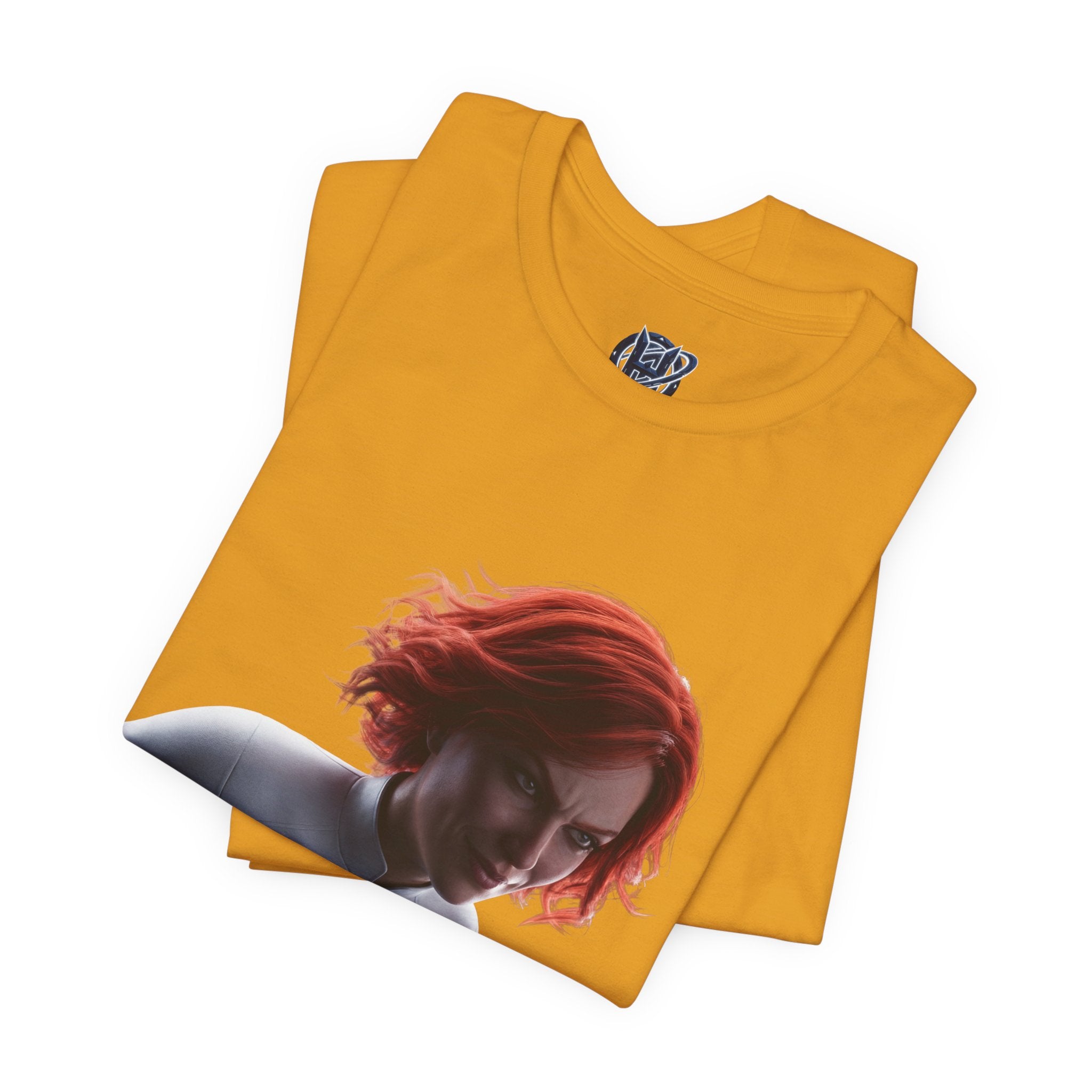 Superhero Flight T-Shirt — Red-Haired Flying Hero Graphic Tee