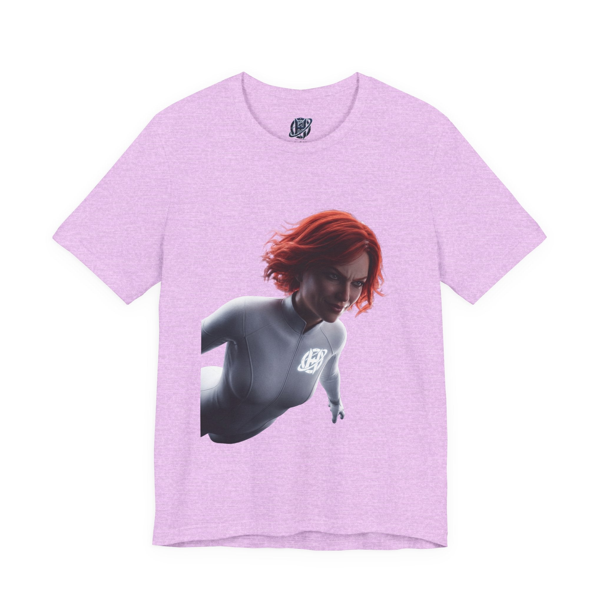 Superhero Flight T-Shirt — Red-Haired Flying Hero Graphic Tee