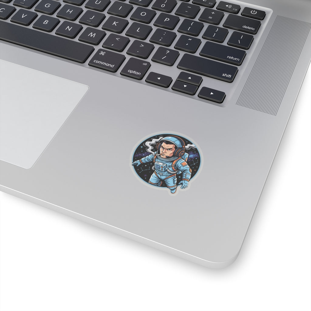 Cosmic Comm Link: Premium Die-Cut Space Gamer Sticker