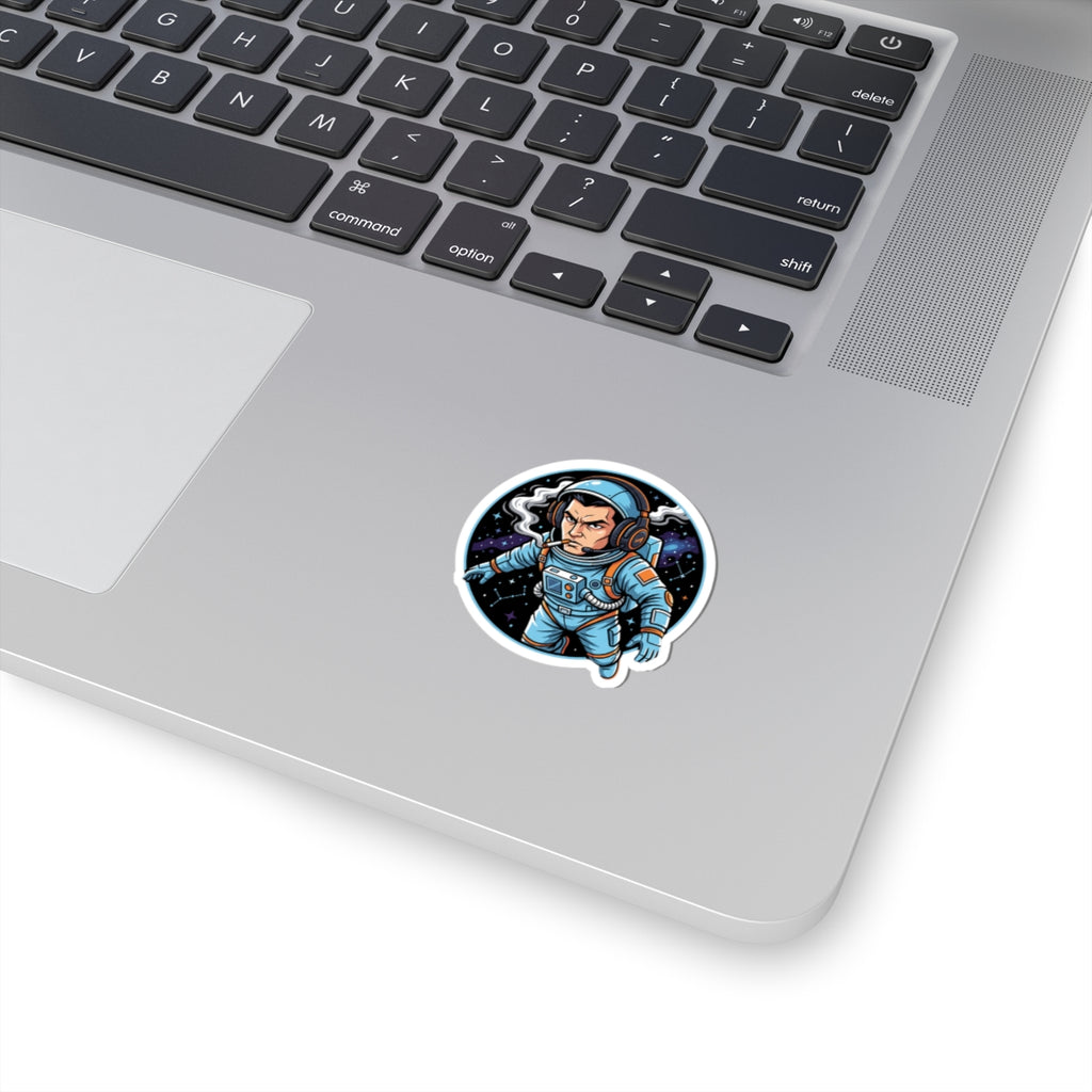 Cosmic Comm Link: Premium Die-Cut Space Gamer Sticker