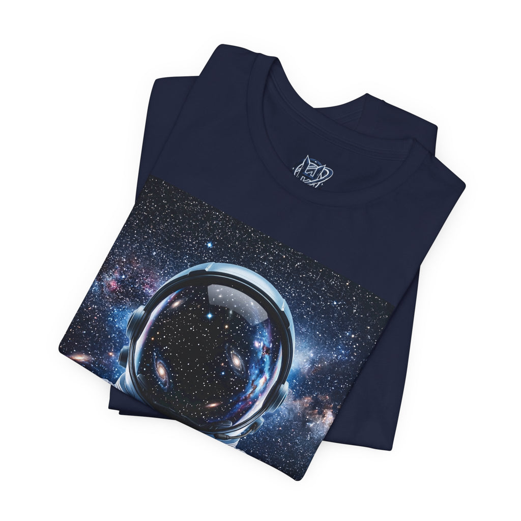 Astronaut Graphic Tee — Space Helmet Galaxy T-Shirt