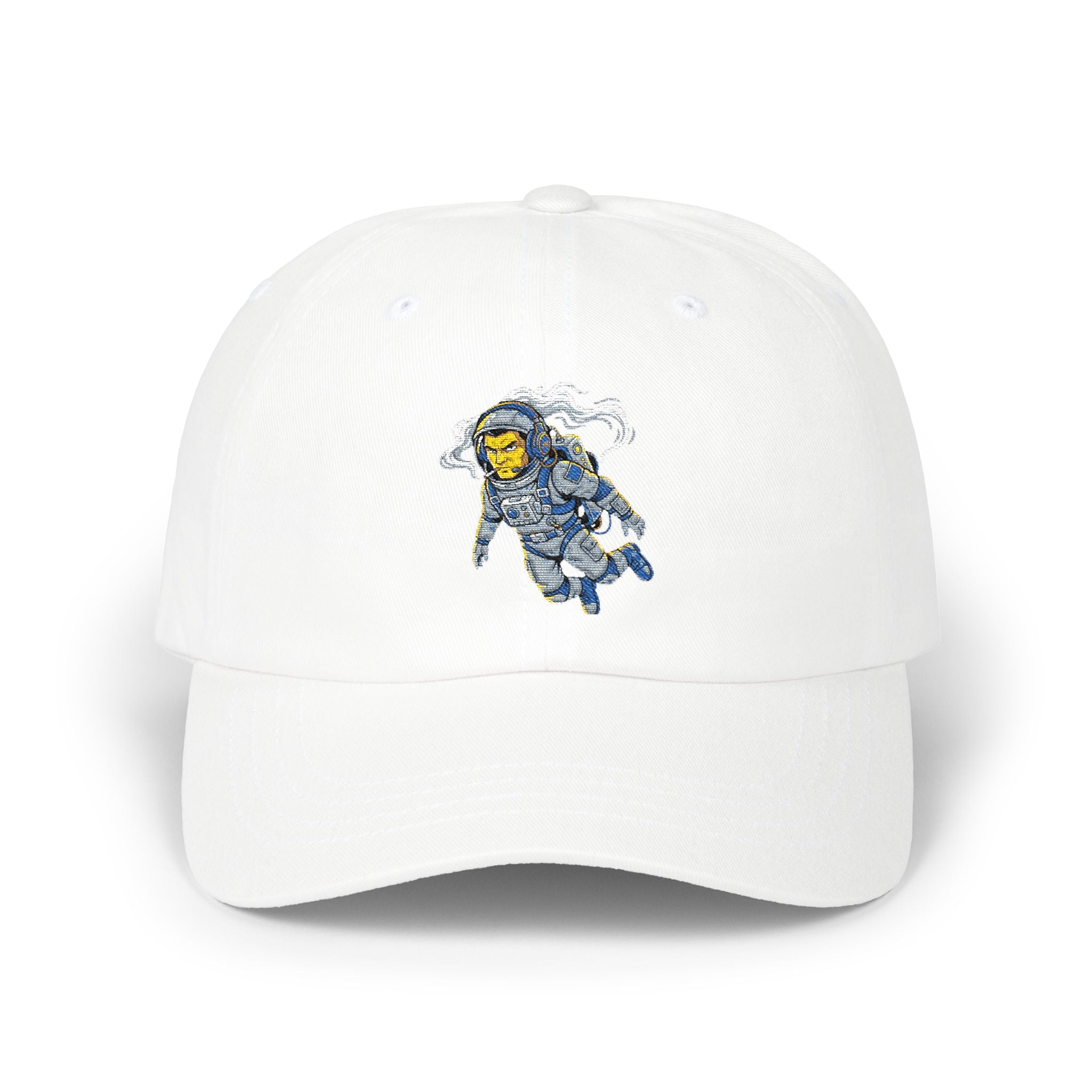 "Cosmic Command: Premium Embroidered Astronaut Dad Hat"
