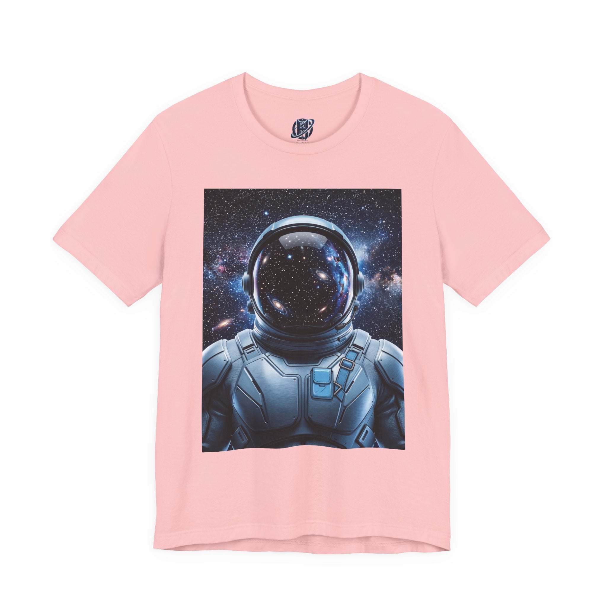 Astronaut Graphic Tee — Space Helmet Galaxy T-Shirt