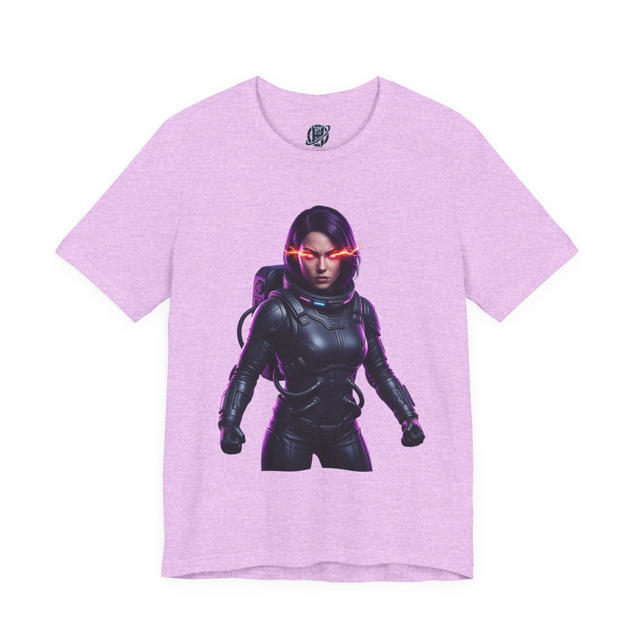 "Hyper-Nova: Red Flare Cyber-Empress Gaming Tee"
