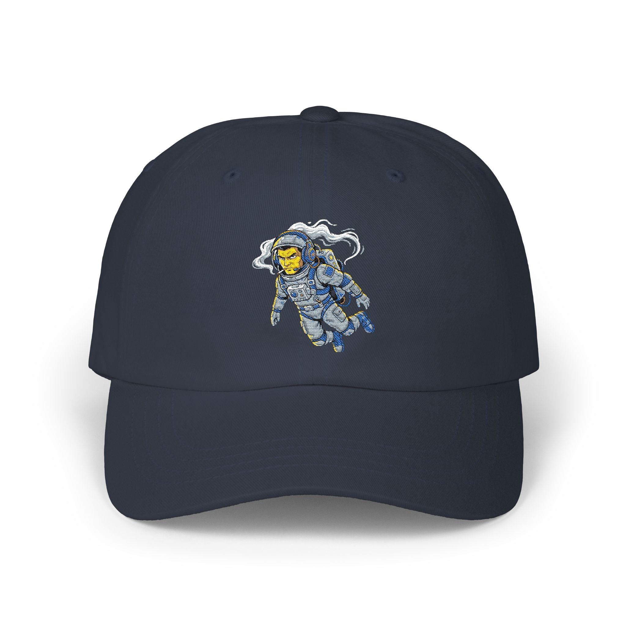 "Cosmic Command: Premium Embroidered Astronaut Dad Hat"