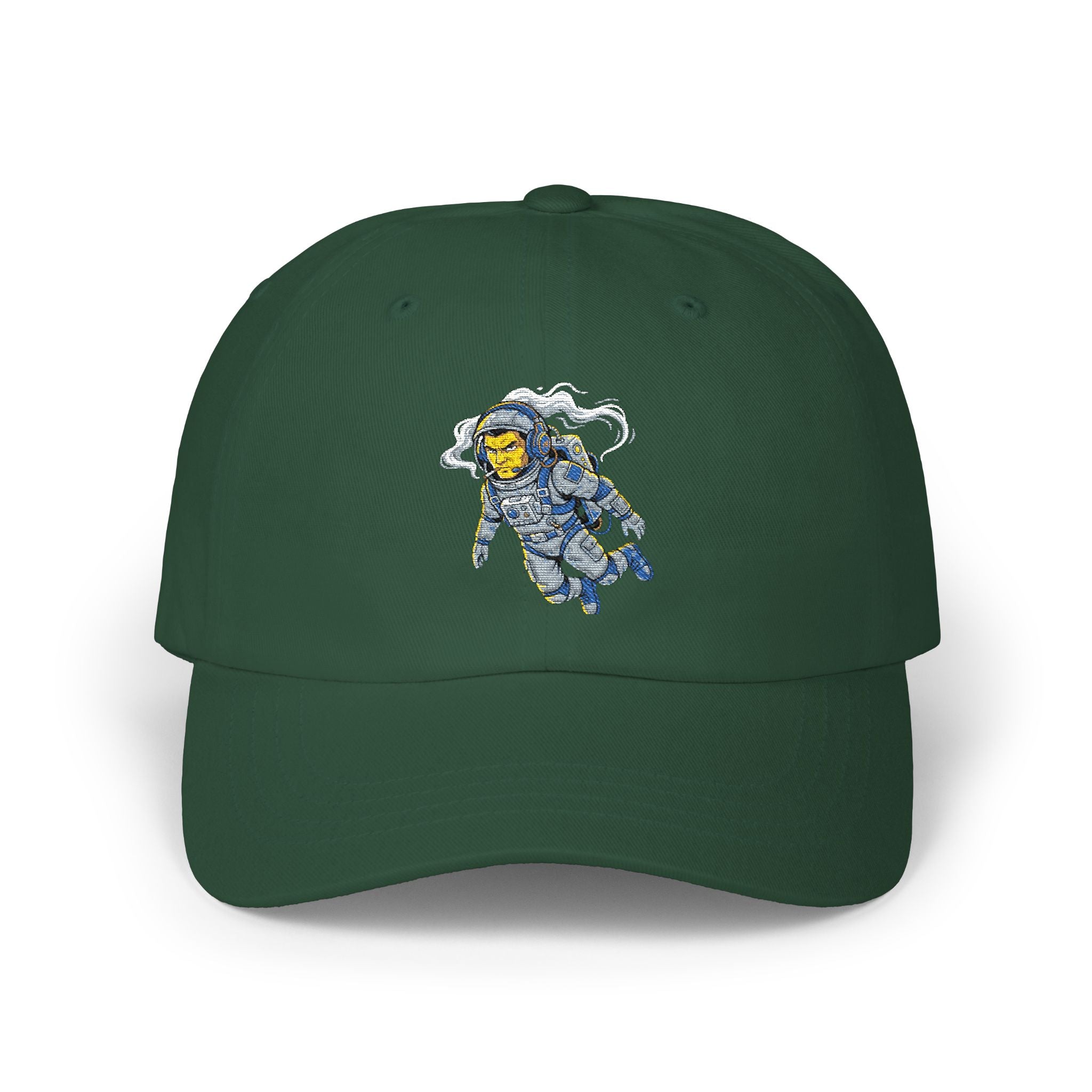 "Cosmic Command: Premium Embroidered Astronaut Dad Hat"