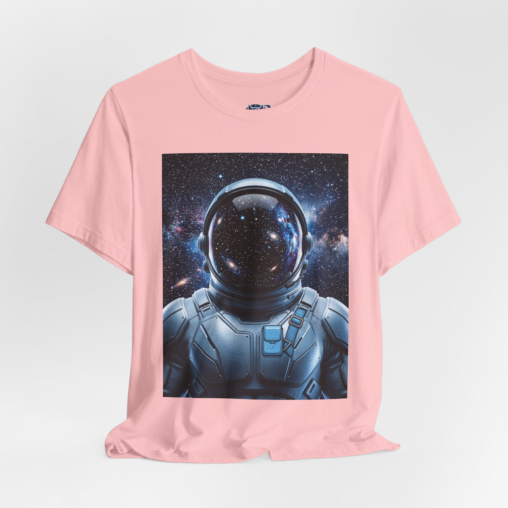 Astronaut Graphic Tee — Space Helmet Galaxy T-Shirt