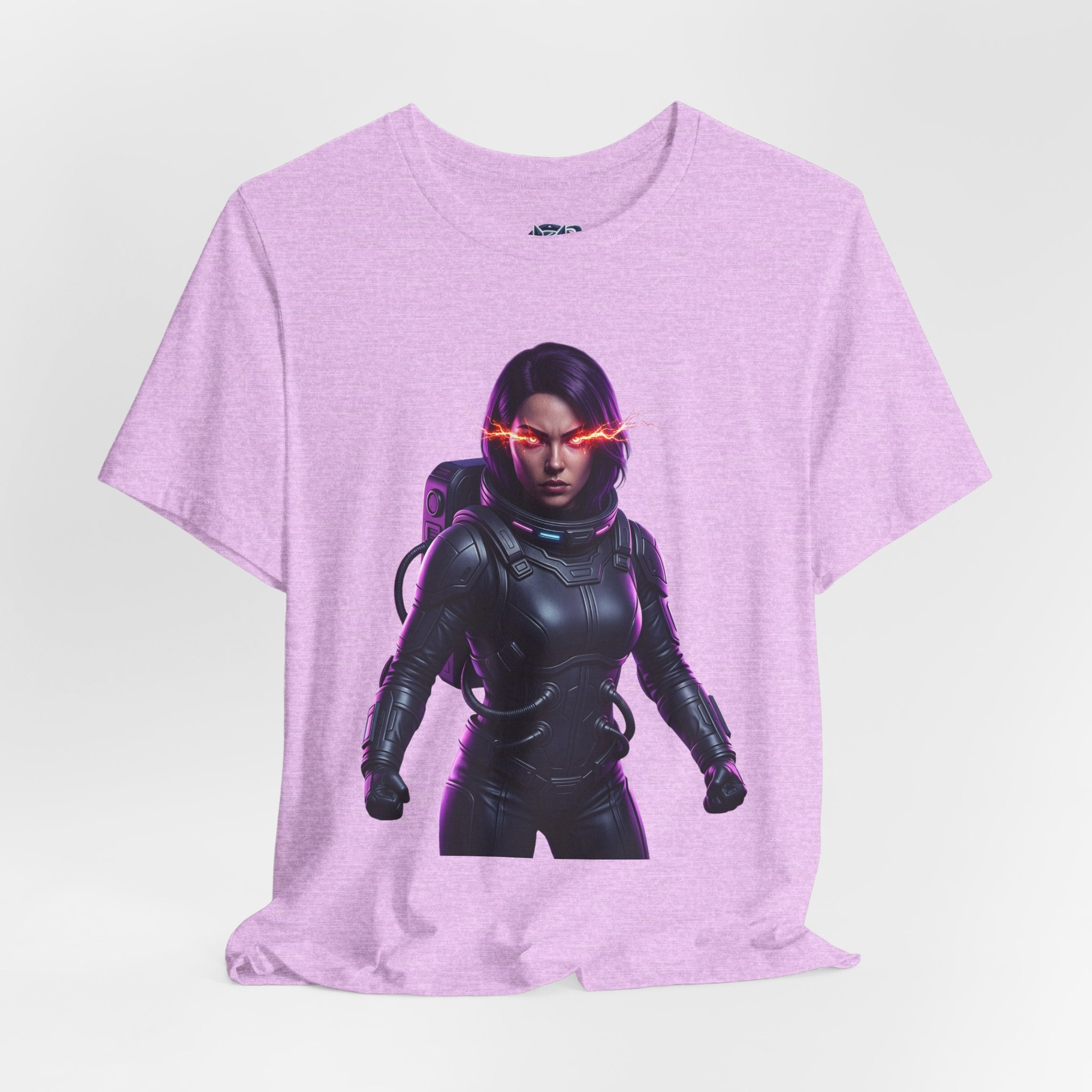 "Hyper-Nova: Red Flare Cyber-Empress Gaming Tee"