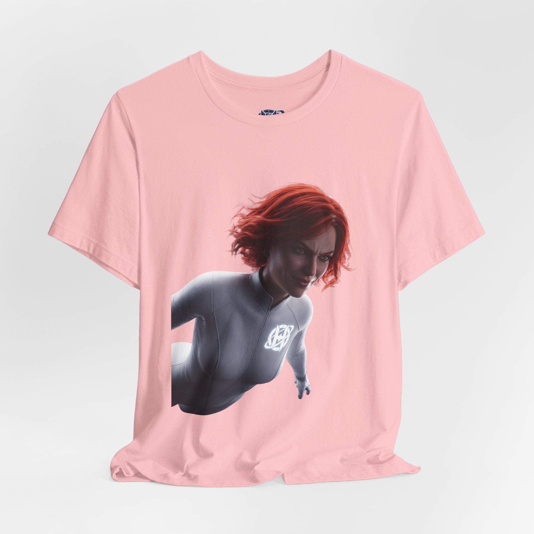 Superhero Flight T-Shirt — Red-Haired Flying Hero Graphic Tee