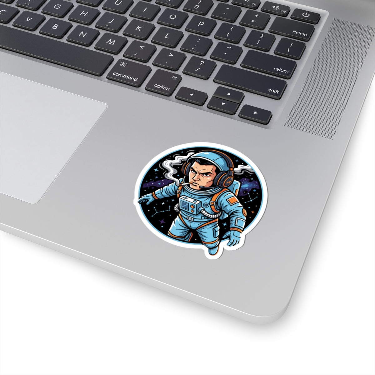 Cosmic Comm Link: Premium Die-Cut Space Gamer Sticker