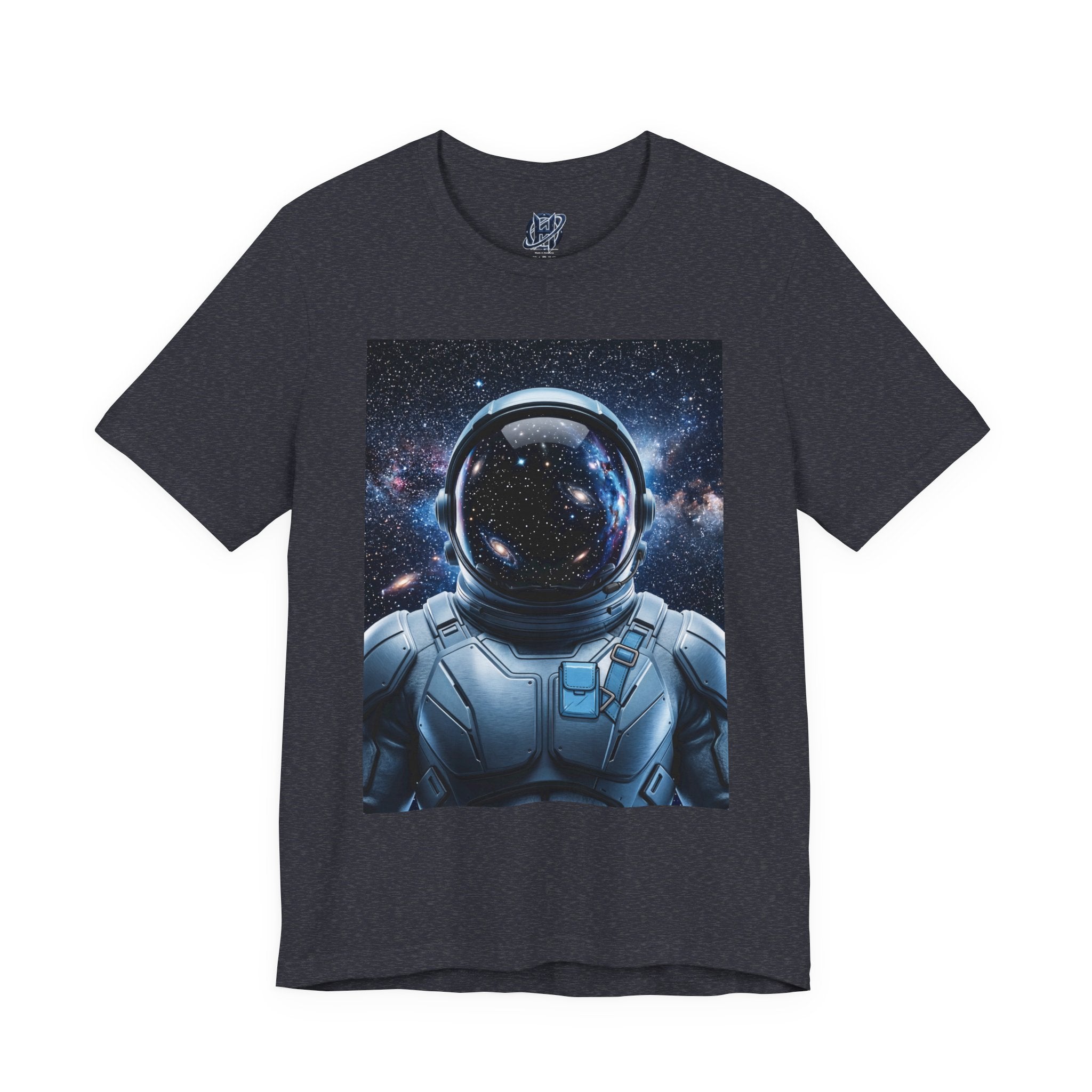 Astronaut Graphic Tee — Space Helmet Galaxy T-Shirt