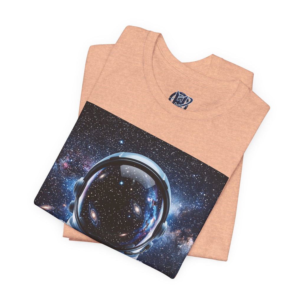 Astronaut Graphic Tee — Space Helmet Galaxy T-Shirt