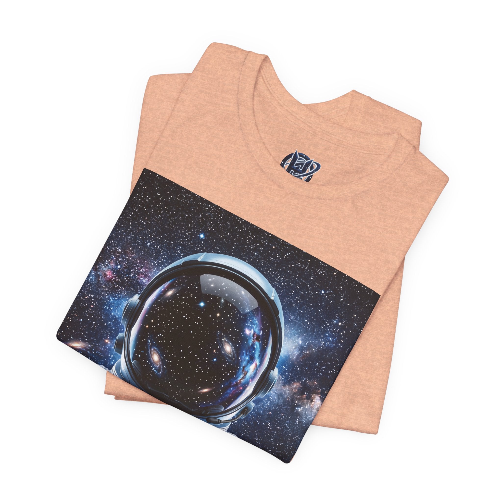 Astronaut Graphic Tee — Space Helmet Galaxy T-Shirt