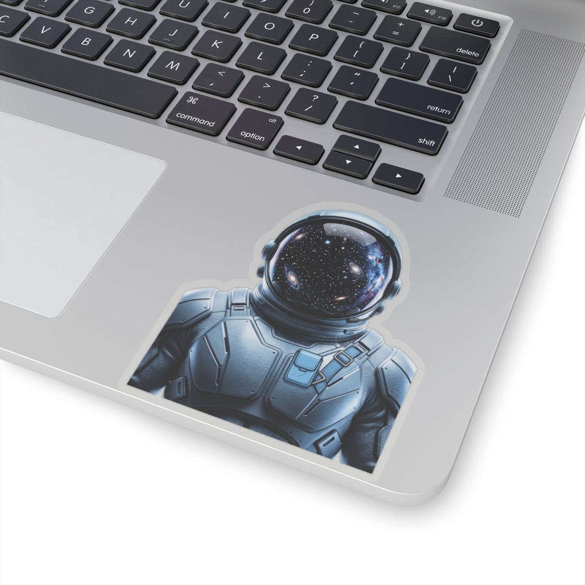 Astronaut Helmet Sticker — Cosmic Space Kiss-Cut Decal for Laptops & Gear