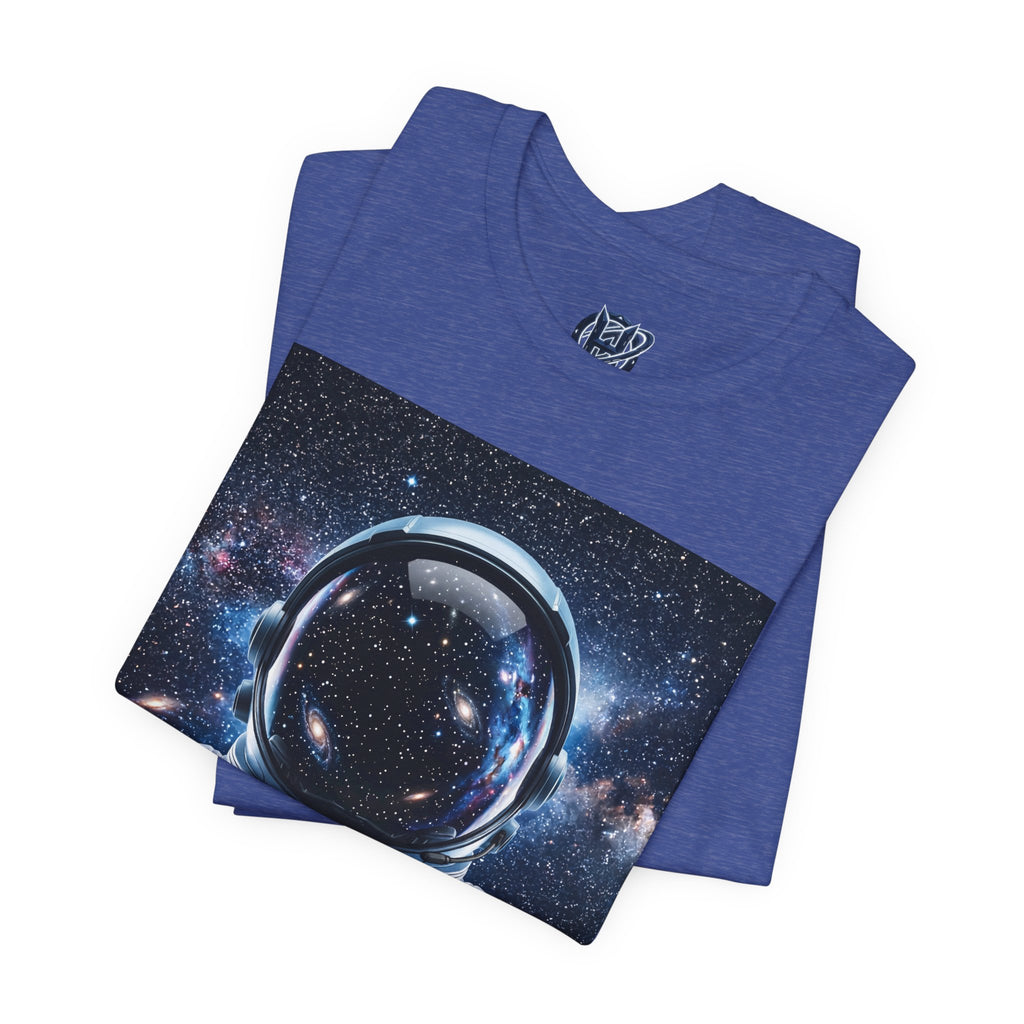 Astronaut Graphic Tee — Space Helmet Galaxy T-Shirt
