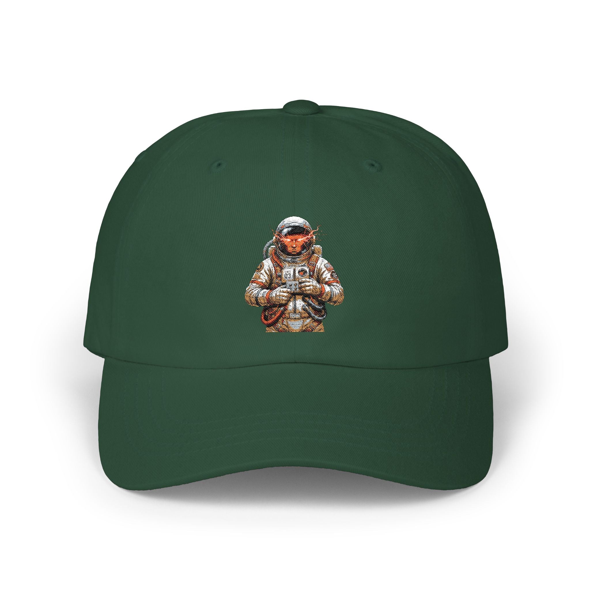 "HyperObrit: Overdrive Astronaut Premium Embroidered Cap"