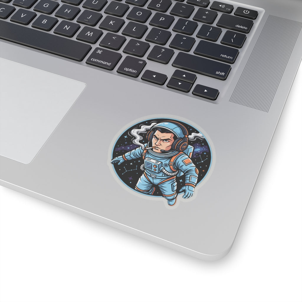 Cosmic Comm Link: Premium Die-Cut Space Gamer Sticker