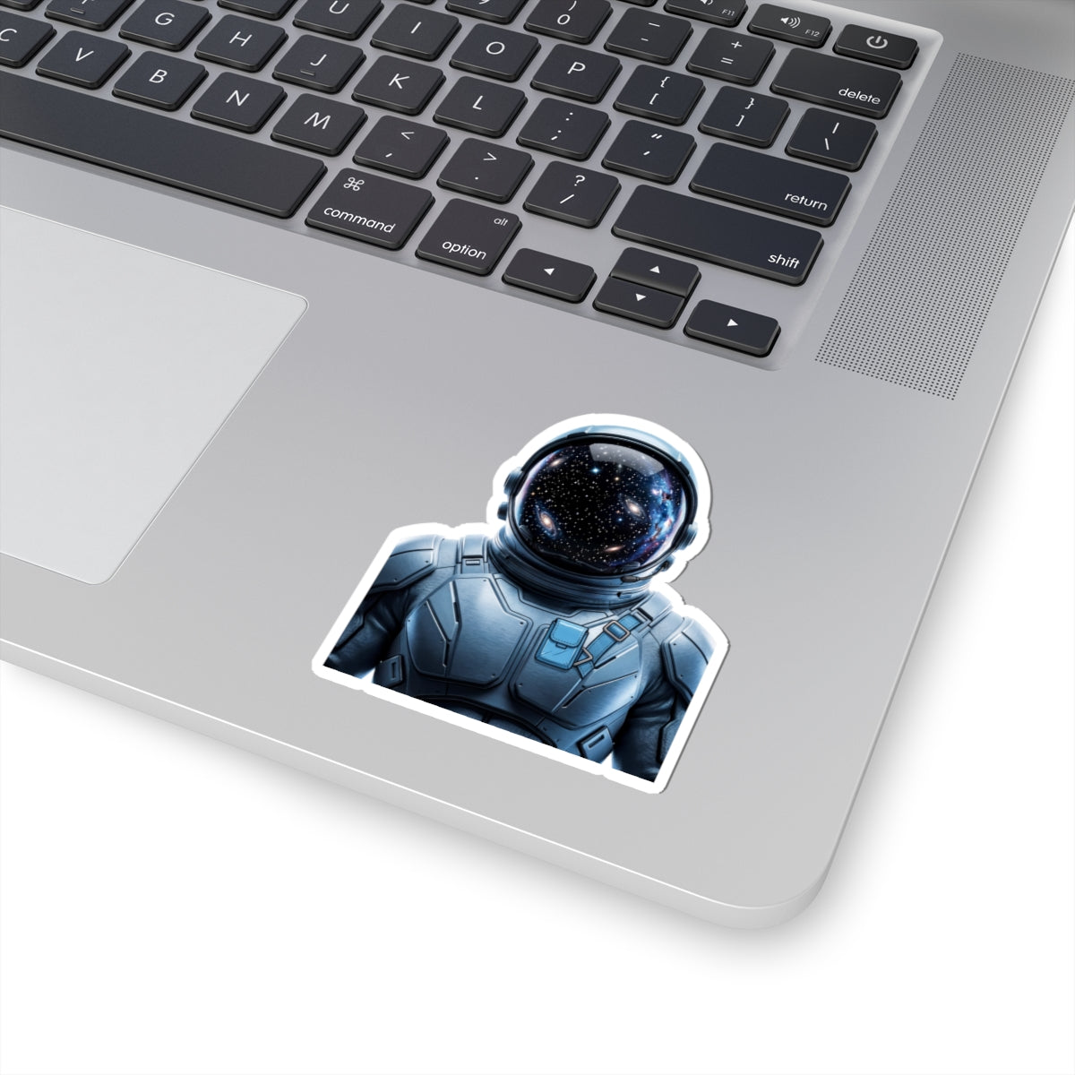 Astronaut Helmet Sticker — Cosmic Space Kiss-Cut Decal for Laptops & Gear