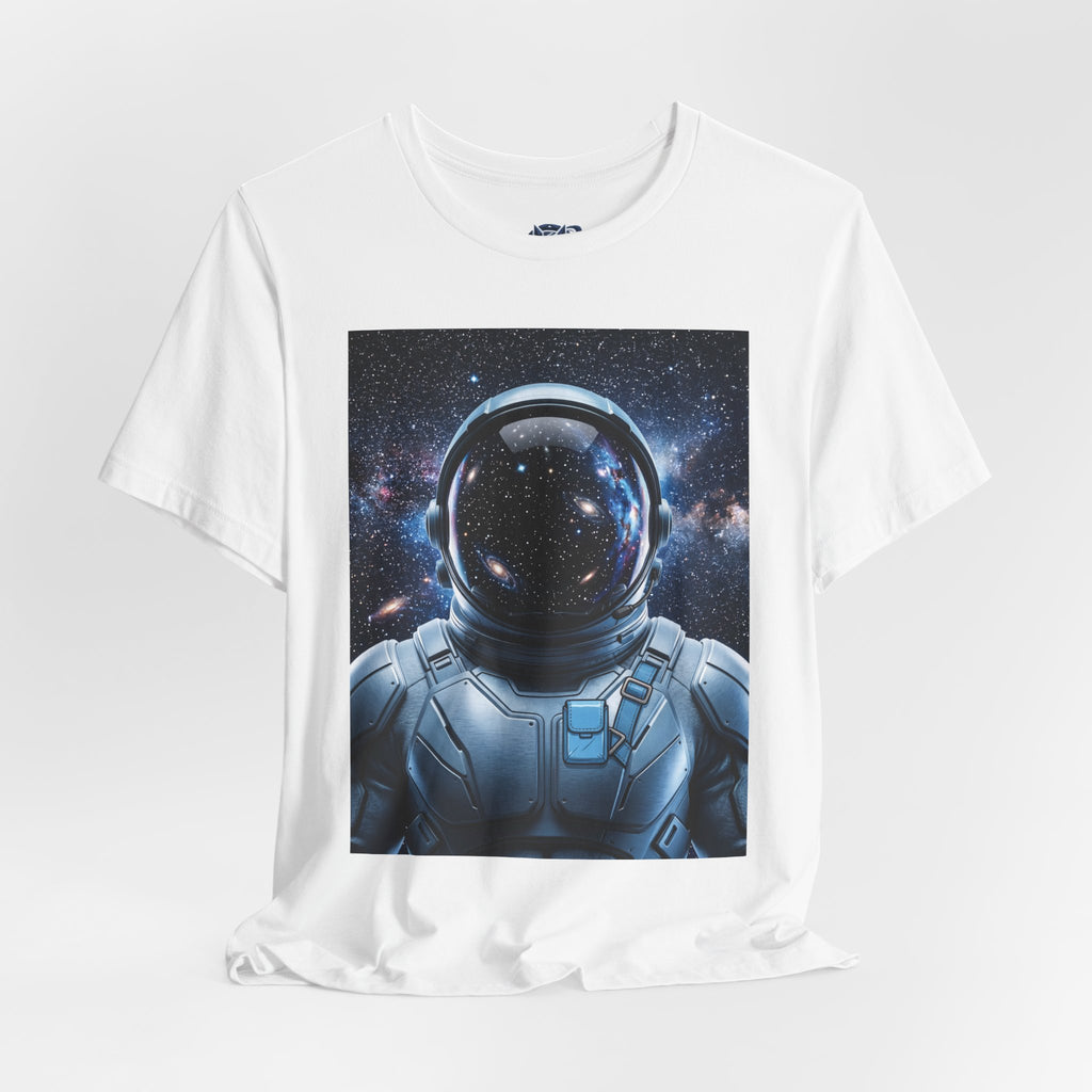 Astronaut Graphic Tee — Space Helmet Galaxy T-Shirt