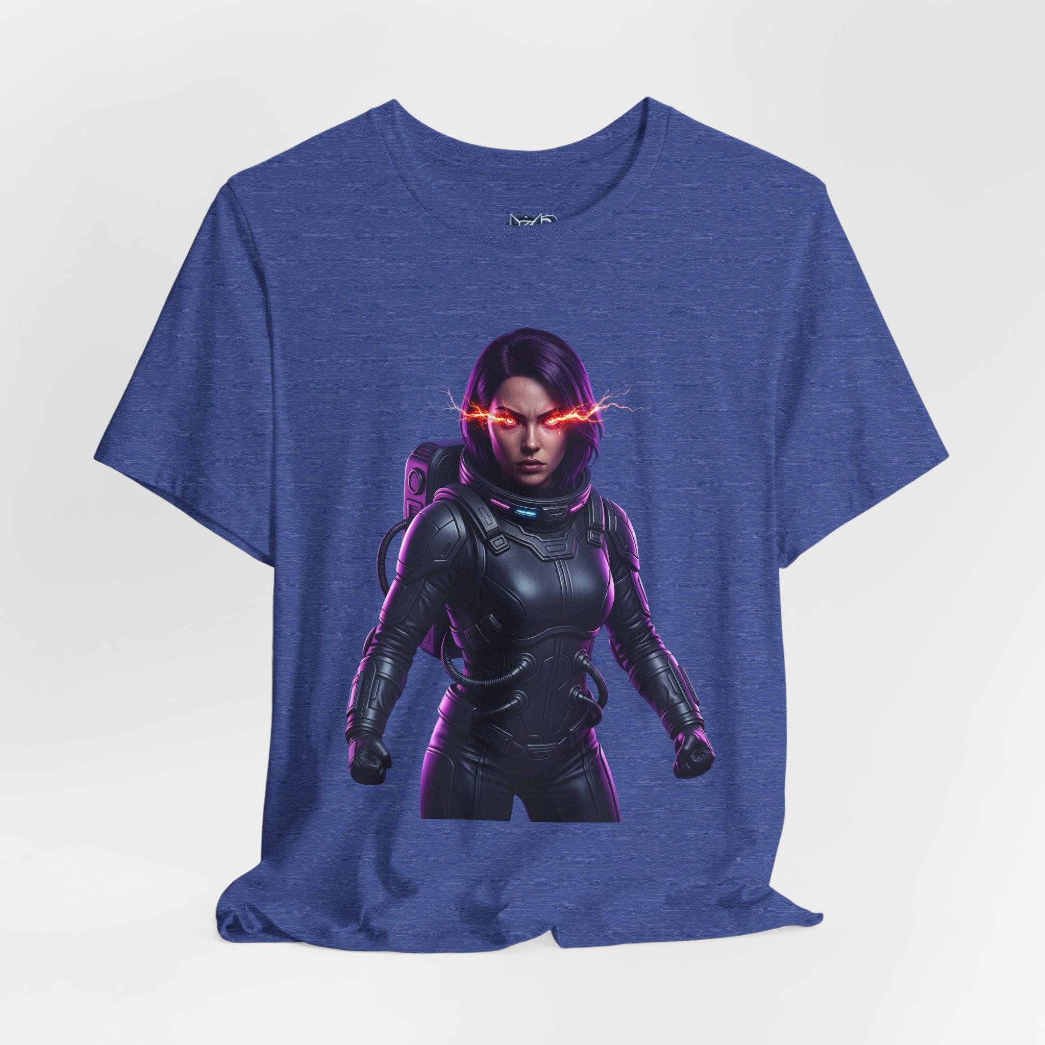 "Hyper-Nova: Red Flare Cyber-Empress Gaming Tee"
