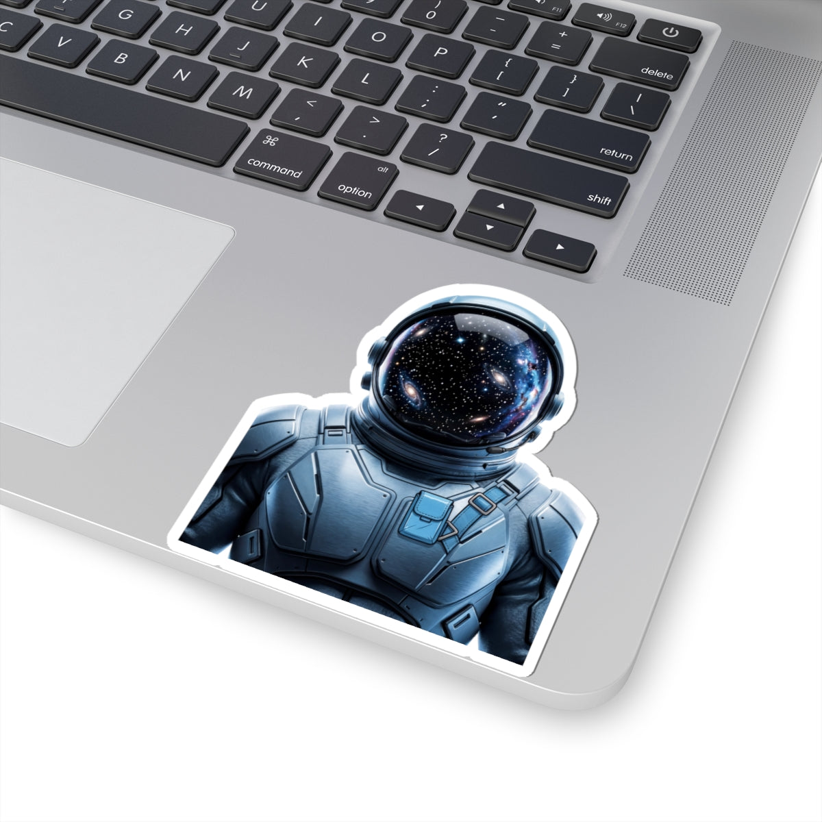 Astronaut Helmet Sticker — Cosmic Space Kiss-Cut Decal for Laptops & Gear