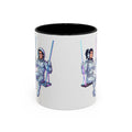 "Galactic Soulmates: Matching Astronaut Couple Mug Set"