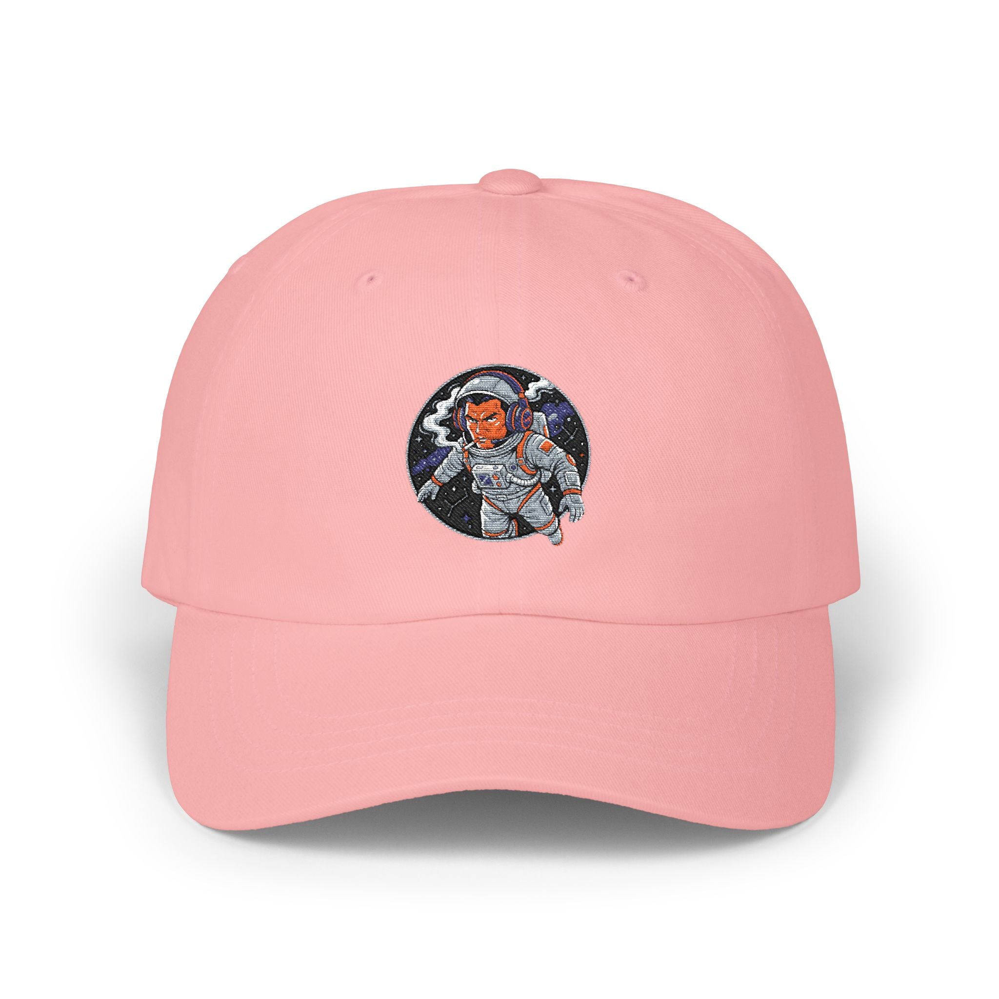 "Cosmic Retro: Vintage Patch Astronaut Gaming Cap"