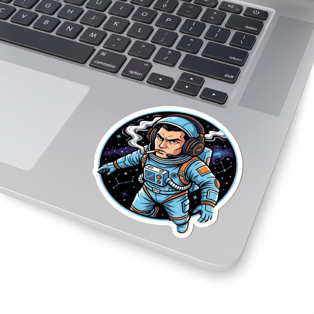 Cosmic Comm Link: Premium Die-Cut Space Gamer Sticker