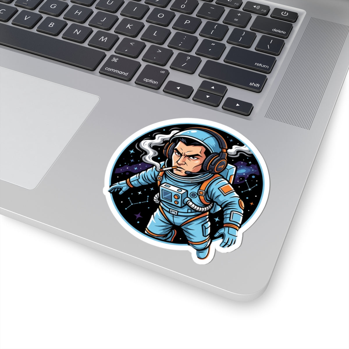 Cosmic Comm Link: Premium Die-Cut Space Gamer Sticker