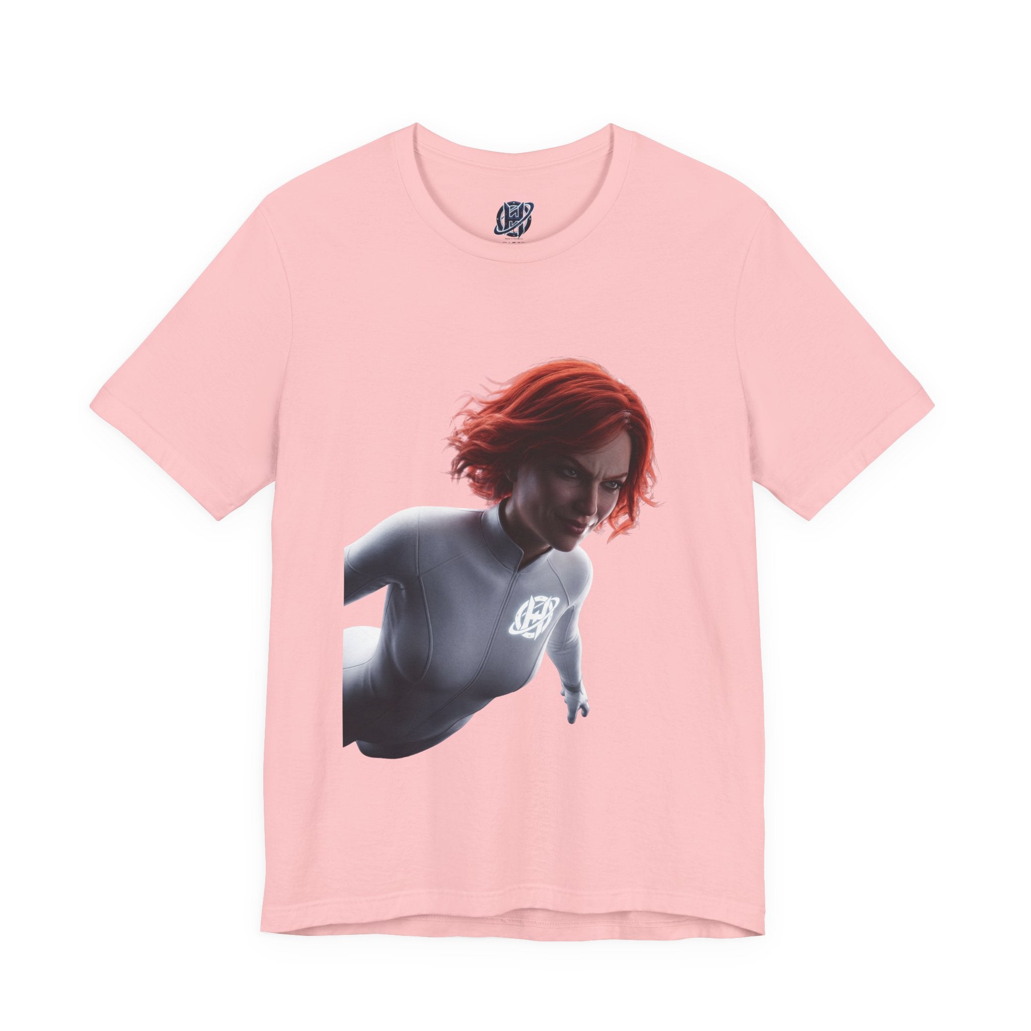 Superhero Flight T-Shirt — Red-Haired Flying Hero Graphic Tee