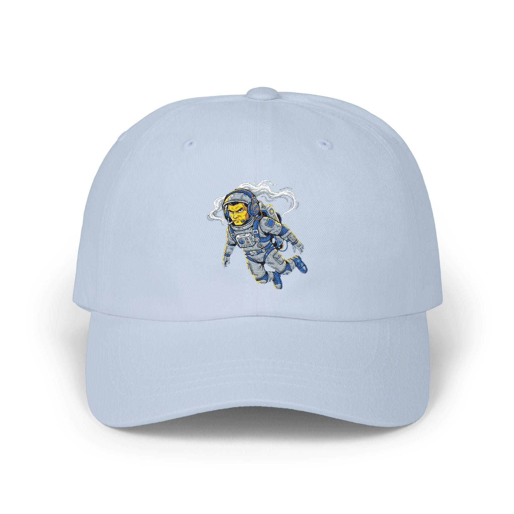 "Cosmic Command: Premium Embroidered Astronaut Dad Hat"