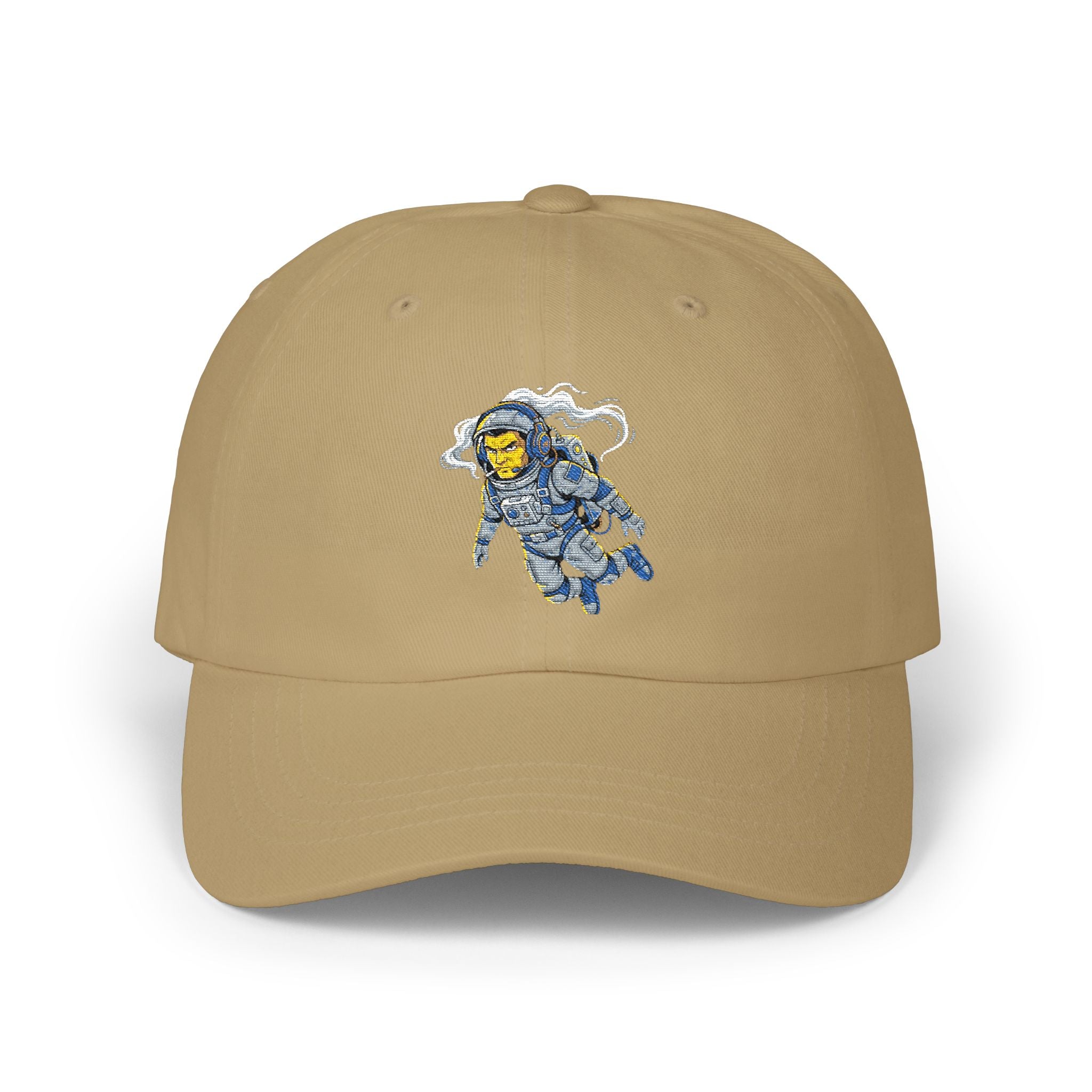"Cosmic Command: Premium Embroidered Astronaut Dad Hat"