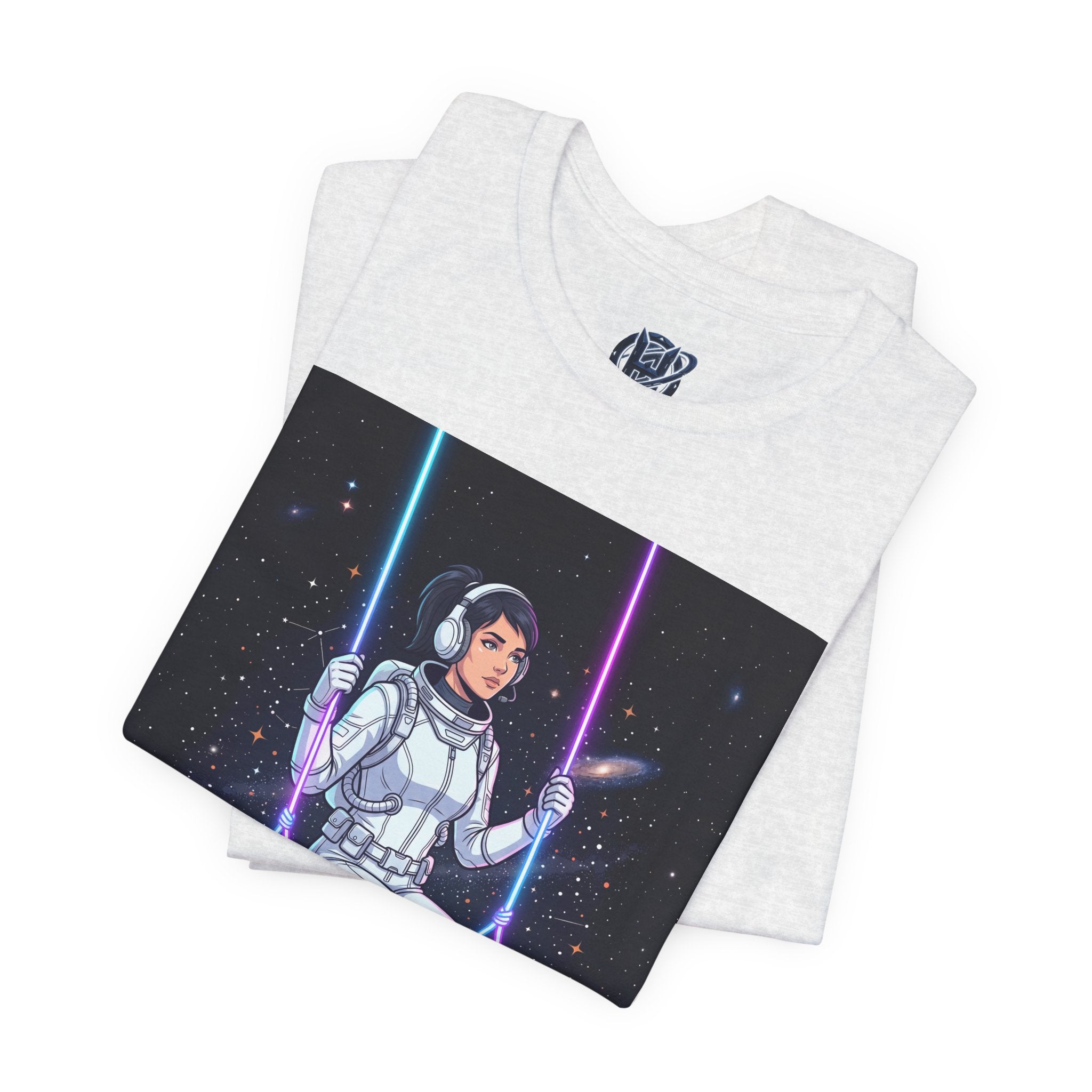 Astronaut on Galaxy Swing T‑Shirt