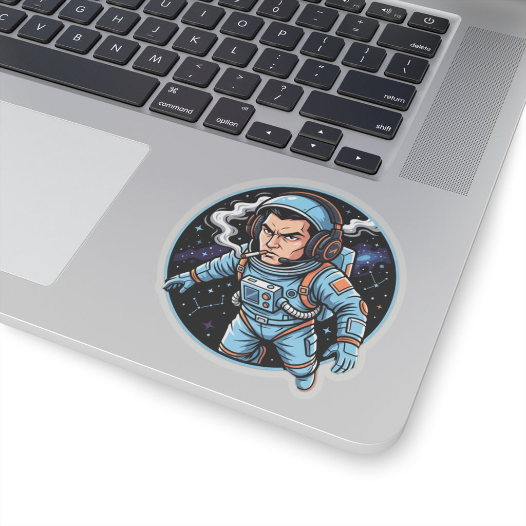 Cosmic Comm Link: Premium Die-Cut Space Gamer Sticker