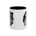 Astronaut Girl Accent Coffee Mug — Pink Space Pilot Ceramic Mug (11/15oz)