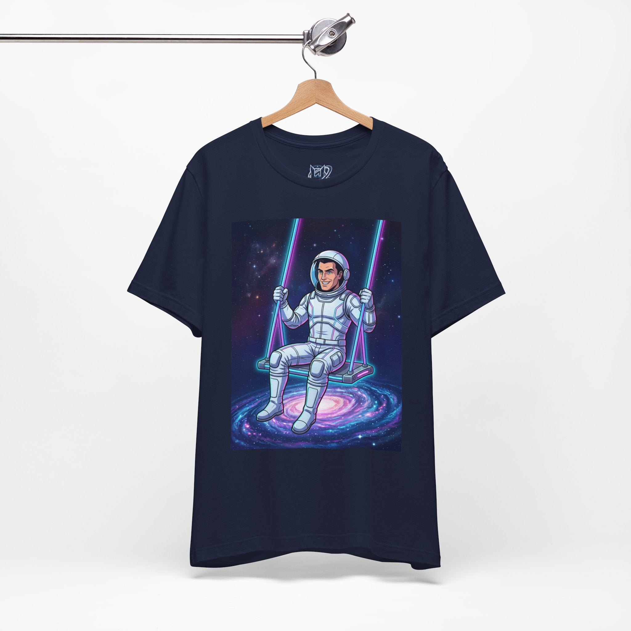 Astronaut Swing Tee – Retro Space Swinging Graphic T-Shirt
