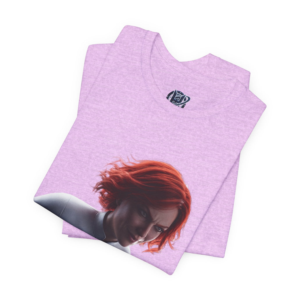 Superhero Flight T-Shirt — Red-Haired Flying Hero Graphic Tee