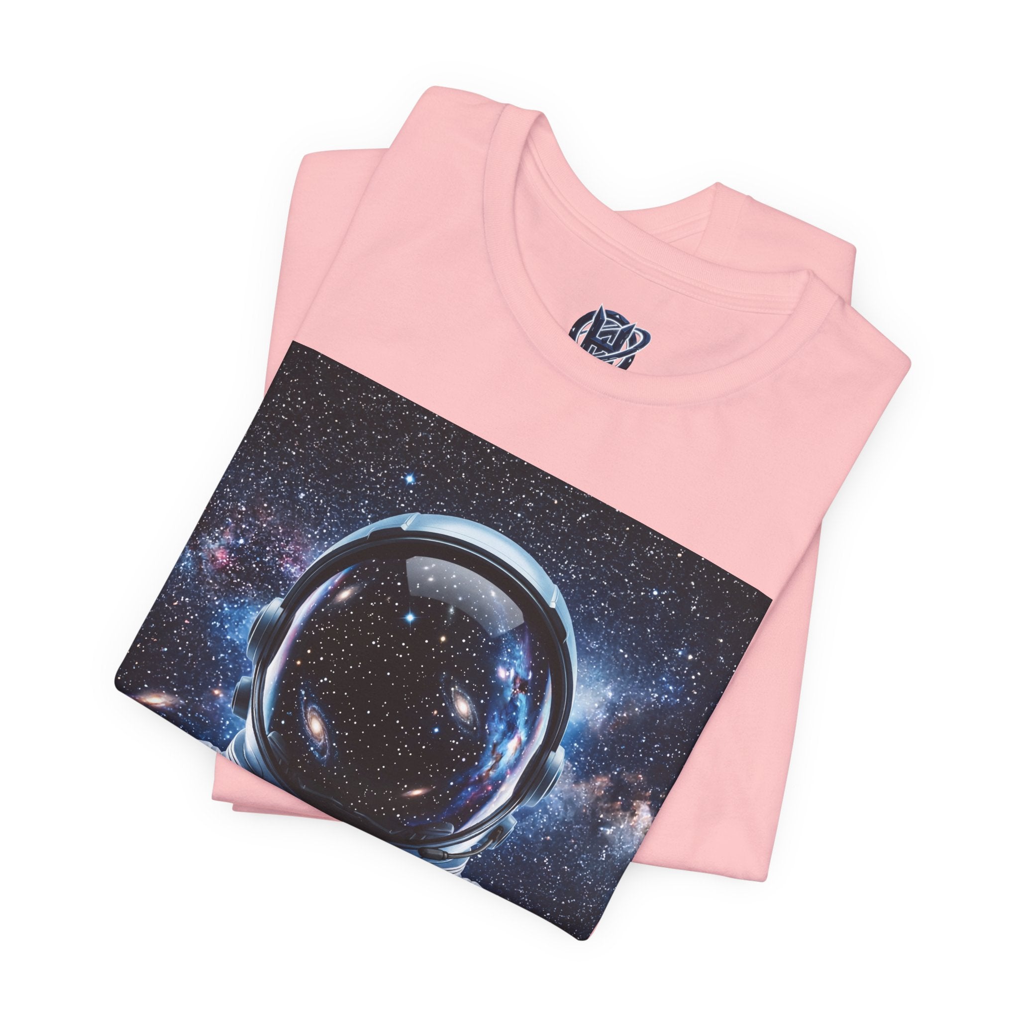 Astronaut Graphic Tee — Space Helmet Galaxy T-Shirt