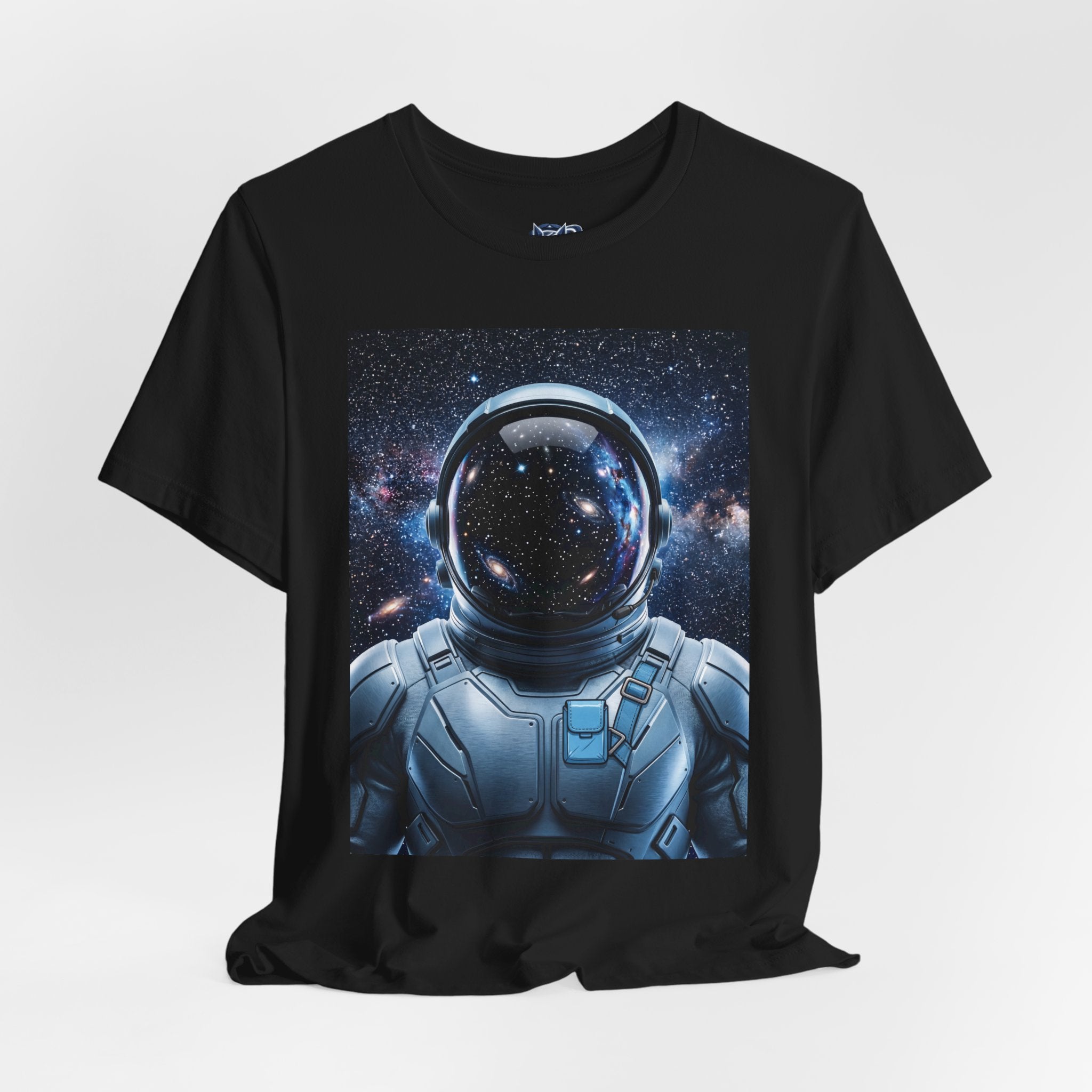Astronaut Graphic Tee — Space Helmet Galaxy T-Shirt