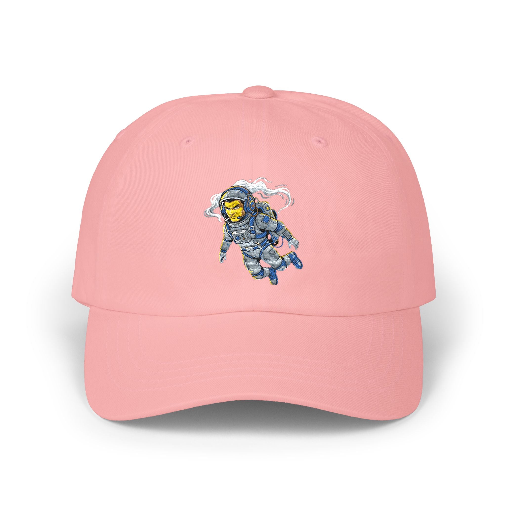 "Cosmic Command: Premium Embroidered Astronaut Dad Hat"