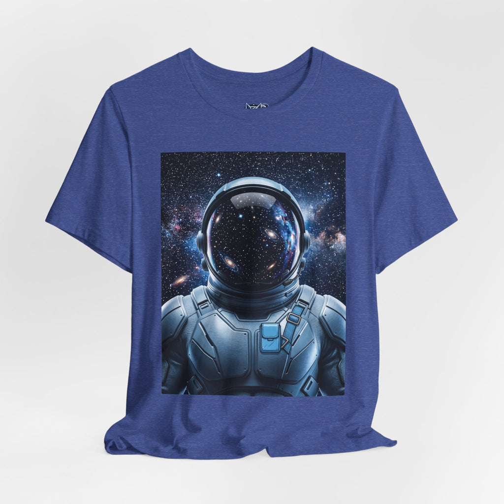 Astronaut Graphic Tee — Space Helmet Galaxy T-Shirt