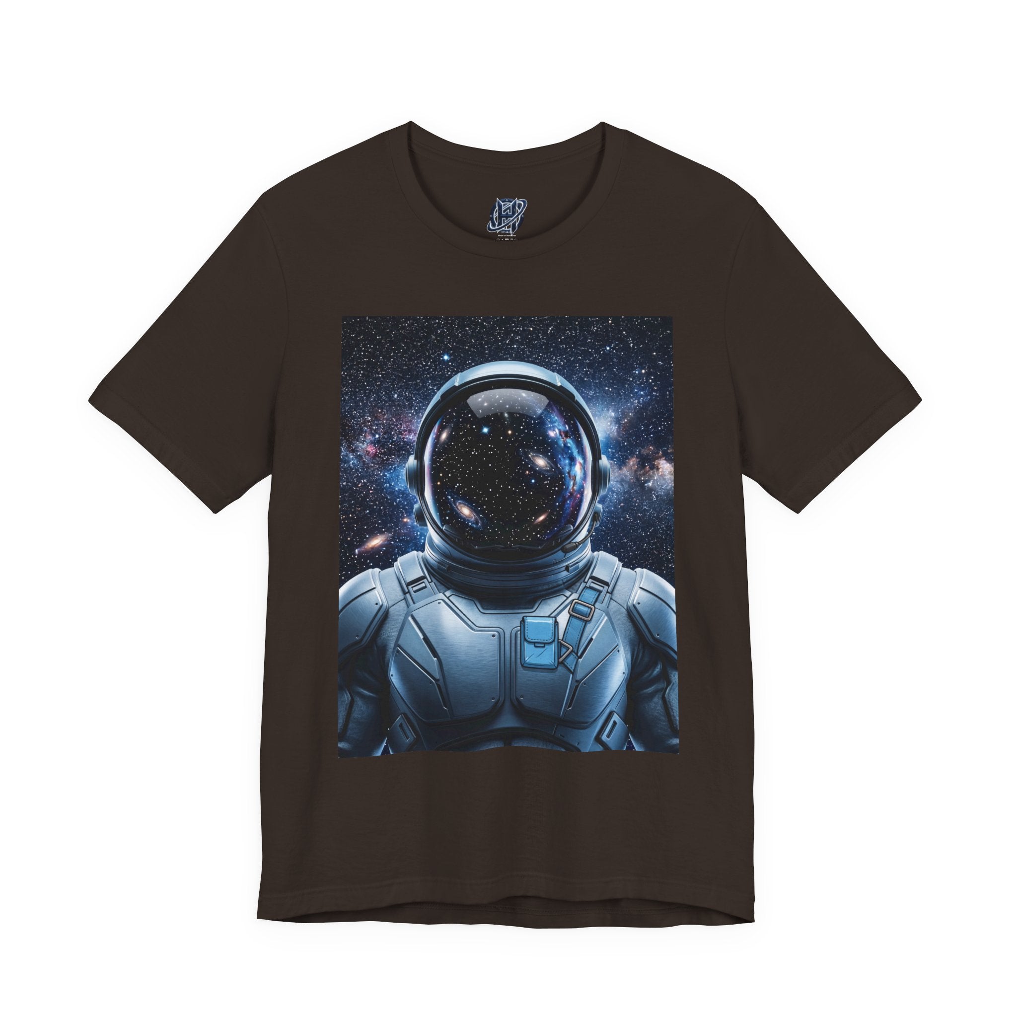 Astronaut Graphic Tee — Space Helmet Galaxy T-Shirt