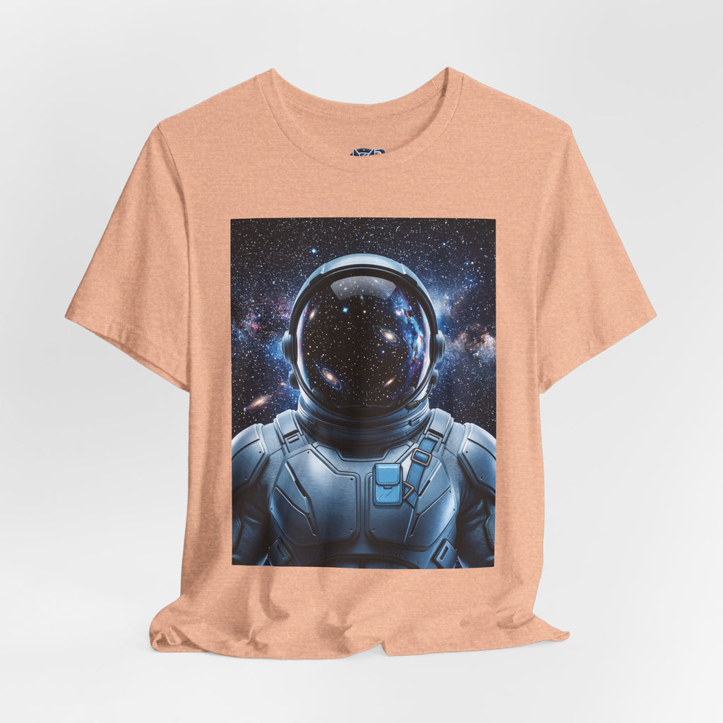 Astronaut Graphic Tee — Space Helmet Galaxy T-Shirt