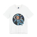 "Nebula Navigator: Smoking Astronaut Gaming Tee"