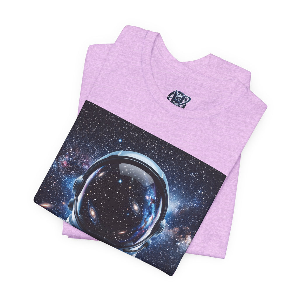 Astronaut Graphic Tee — Space Helmet Galaxy T-Shirt