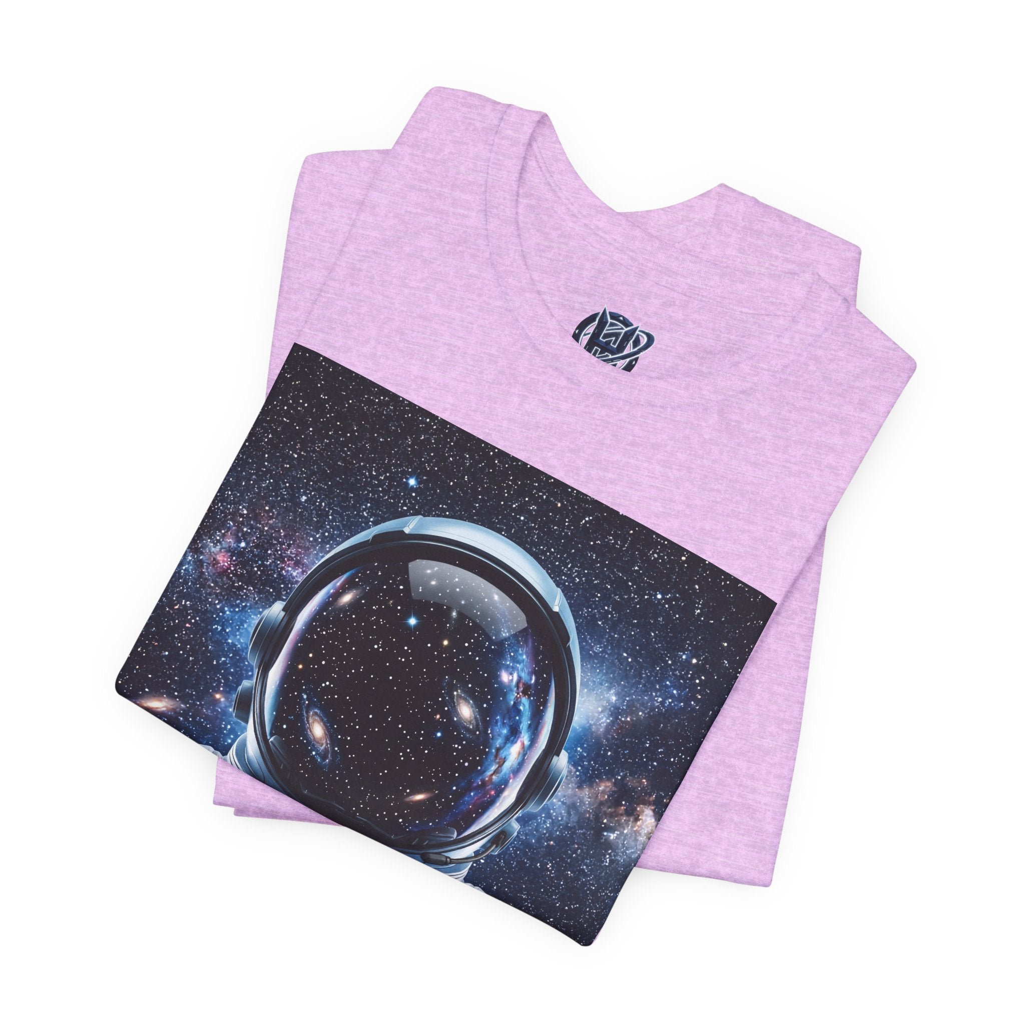 Astronaut Graphic Tee — Space Helmet Galaxy T-Shirt