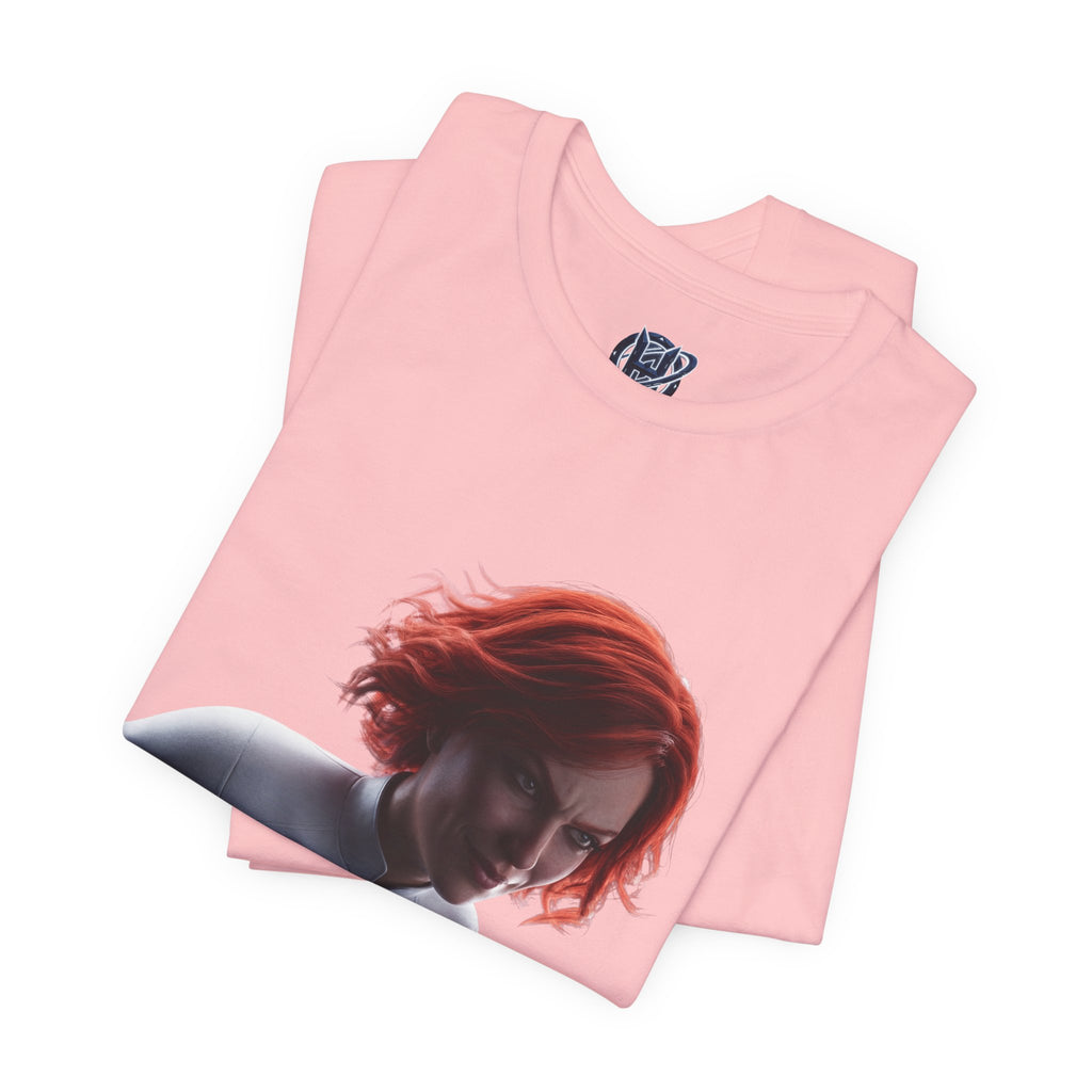 Superhero Flight T-Shirt — Red-Haired Flying Hero Graphic Tee