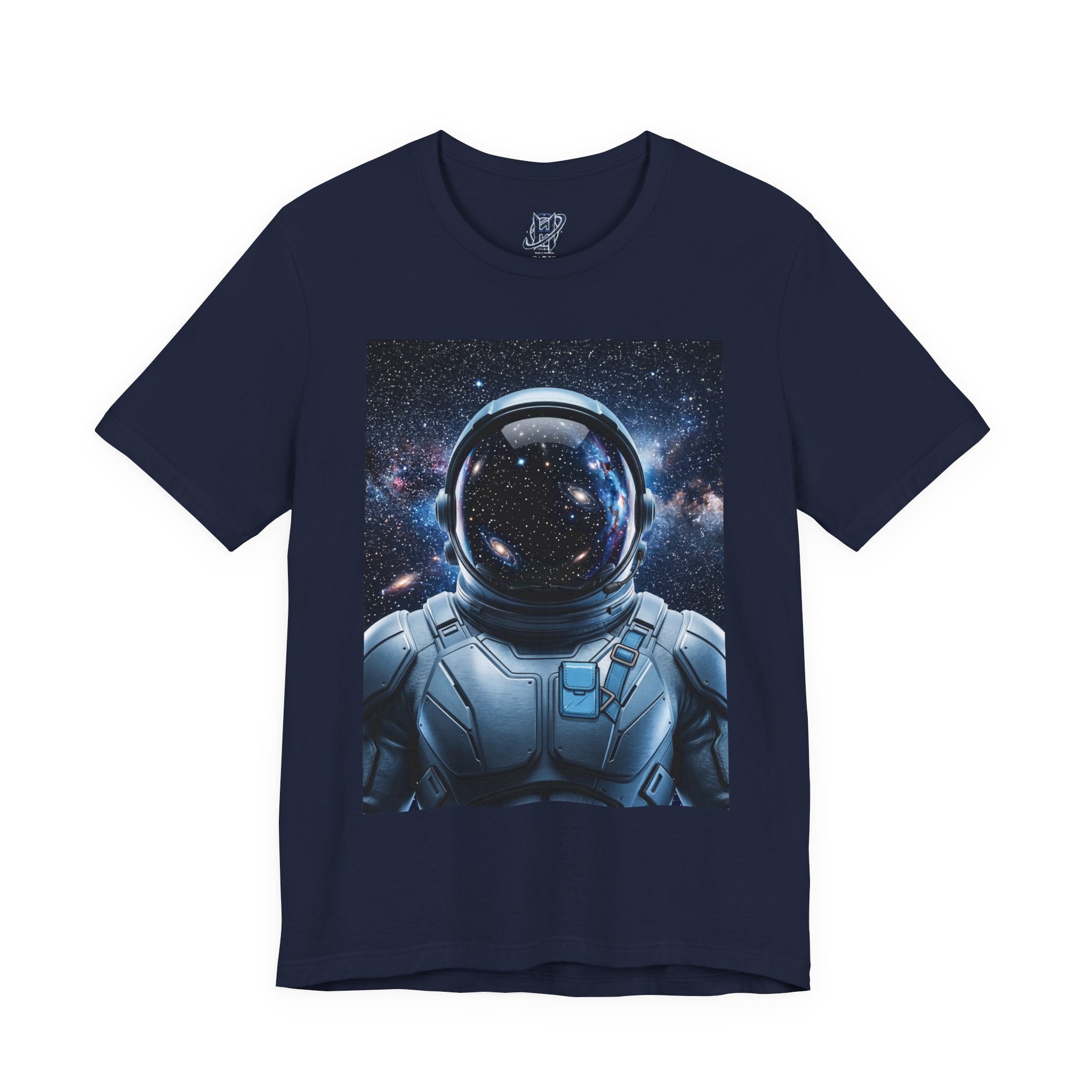 Astronaut Graphic Tee — Space Helmet Galaxy T-Shirt