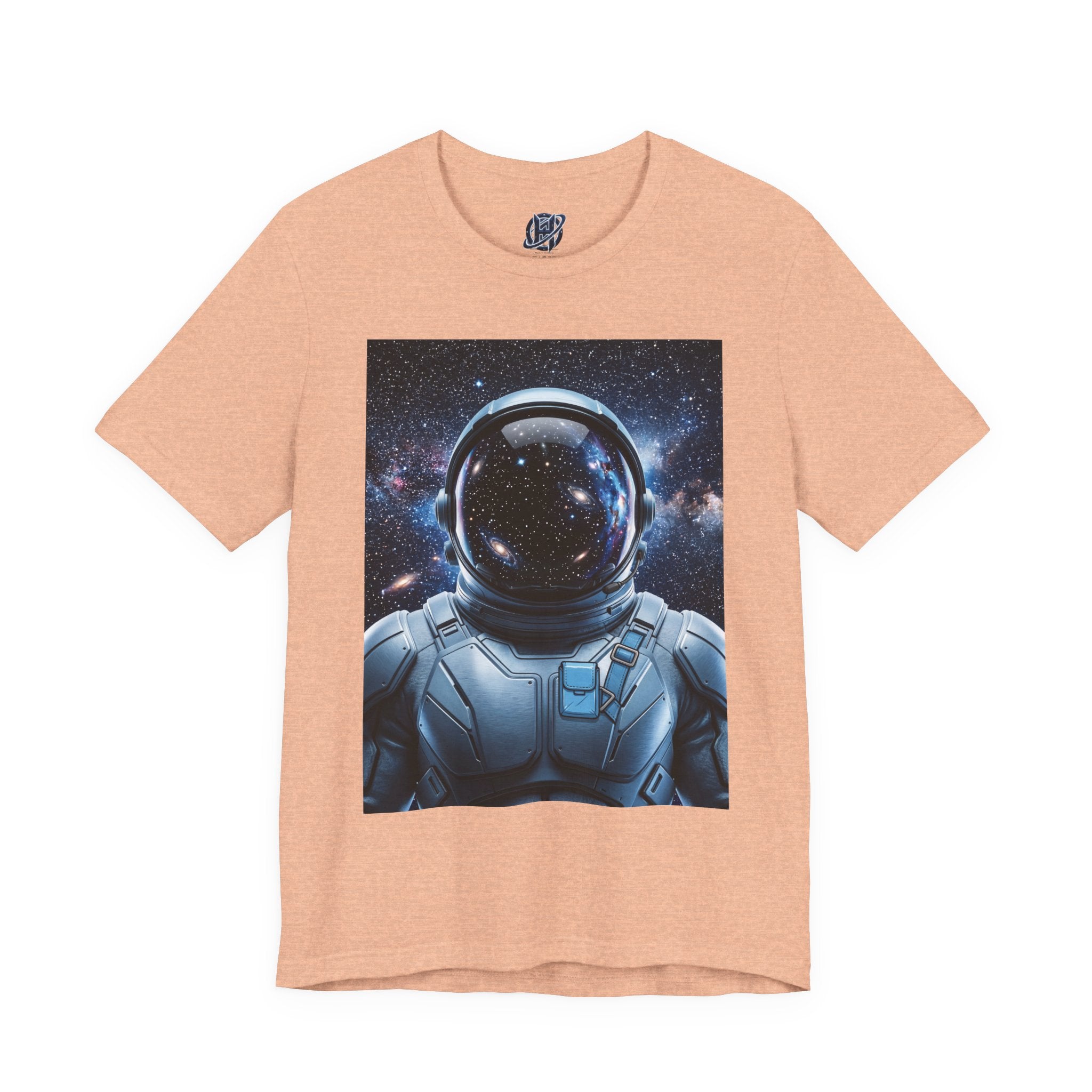 Astronaut Graphic Tee — Space Helmet Galaxy T-Shirt